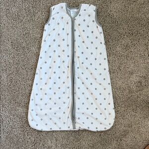 Halo Pottery Barn Baby Gray Polka Dot Sleep Sack